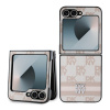 DKNY PU Leather Checkered Pattern and Stripe Samsung Galaxy Z Flip 6 ružový 57983121743 DKNY PU Leather Checkered Pattern and Stripe Samsung Galaxy Z Flip 6 ružový 57983121743