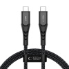 Tech-Protect UB11T ULTRABOOST TYPE-C CABLE PD 240W / QC3.0 200cm černý Tech-Protect UB11T ULTRABOOST TYPE-C CABLE PD 240W / QC3.0 200cm černý