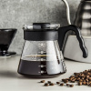 Sklenený čajník a konvička na kávu HARIO COFFEE SERVER BLACK 0,7 l Sklenený čajník a konvička na kávu HARIO COFFEE SERVER BLACK 0,7 l