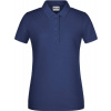 James & Nicholson | JN 8009, Dámske piqué polo z bio bavlny, modrá Navy, XL James & Nicholson | JN 8009, Dámske piqué polo z bio bavlny, modrá Navy, XL