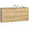 Komoda K160 6SZ CLP dub artisan Komoda K160 6SZ CLP dub artisan