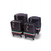 Cestovný kufor BERTOO Milano - čierny SET 4v1 Cestovný kufor BERTOO Milano - čierny SET 4v1