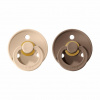 BIBS Colour cumlíky z prírodného kaučuku 2ks – veľkosť 3 - Vanilla / Dark Oak BIBS Colour cumlíky z prírodného kaučuku 2ks – veľkosť 3 - Vanilla / Dark Oak