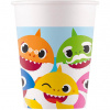 PROCOS Baby Shark papírové kelímky 200 ml – 8 ks PROCOS Baby Shark papírové kelímky 200 ml – 8 ks