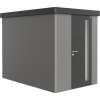 Biohort Plechový domček Neo3A 2.3 štandardné dvere kremeňovo sivá 180 x 292 cm