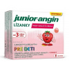 Junior-angin lízanky pre deti s jahodovou príchuťou 1x8 ks Junior-angin lízanky pre deti s jahodovou príchuťou 1x8 ks