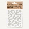 Reflexné nálepky na bicykel Bookman Leopard farba Biela Reflexné nálepky na bicykel Bookman Leopard farba Biela