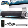 MINI SOUNDBAR BLUETOOTH REPRODUKTORY K POČÍTAČU AUX RCA DIAĽKOVÉ OVLÁDANIE DO DOMÁCNOSTI AUTA MINI SOUNDBAR BLUETOOTH REPRODUKTORY K POČÍTAČU AUX RCA DIAĽKOVÉ OVLÁDANIE DO DOMÁCNOSTI AUTA