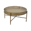Konferenčný stolík DKD Home Decor Kov 80 x 80 x 38 cm Konferenčný stolík DKD Home Decor Kov 80 x 80 x 38 cm