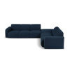 Tmavomodrá rohová pohovka z textílie bouclé (pravý roh) Molino – Micadoni Home Tmavomodrá rohová pohovka z textílie bouclé (pravý roh) Molino – Micadoni Home