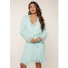 Dámske kimono LingaDore 7912KM S Peprmint-biela Dámske kimono LingaDore 7912KM S Peprmint-biela