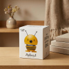 HOPTIMIST BUMBLE 6,5 x 5 cm - kývajúca dekoračná figúrka včielka z plastu, žltá HOPTIMIST BUMBLE 6,5 x 5 cm - kývajúca dekoračná figúrka včielka z plastu, žltá