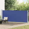 zahrada-XL Zaťahovacia bočná markíza na terasu 600x160 cm, modrá 313377 zahrada-XL Zaťahovacia bočná markíza na terasu 600x160 cm, modrá 313377