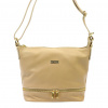 MiaMore 01-019 béžová dámska kožená kabelka 26 x 21 x 11 cm MiaMore 01-019 béžová dámska kožená kabelka 26 x 21 x 11 cm