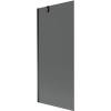 Mexen Next vaničková zástena 1-krídlová 80 x 150 cm, grafit, čierna - 895-080-000-00-40-70 Mexen Next vaničková zástena 1-krídlová 80 x 150 cm, grafit, čierna - 895-080-000-00-40-70
