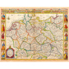 JOHN SPEED (1552-1629): Mapa Nemecka. Kolorovaná medirytina. Londýn, 1626. Druh potlače: Plagát rozmer 100x80(papier posterový, 200g, satinovaný) - Reprodukcia dekoračnej historickej mapy na stenu JOHN SPEED (1552-1629): Mapa Nemecka. Kolorovaná medirytina. Londýn, 1626. Druh potlače: Plagát rozmer 100x80(papier posterový, 200g, satinovaný) - Reprodukcia dekoračnej historickej mapy na stenu
