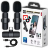 2x BEZDRÔTOVÝ KRAVATOVÝ MIKROFÓN USB-C pre Android IOS iPhone 15 2x BEZDRÔTOVÝ KRAVATOVÝ MIKROFÓN USB-C pre Android IOS iPhone 15