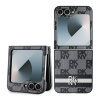 DKNY PU Leather Checkered Pattern and Stripe Samsung Galaxy Z Flip 6 čierny 57983121740 DKNY PU Leather Checkered Pattern and Stripe Samsung Galaxy Z Flip 6 čierny 57983121740