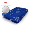 DRYBED Premium Vet Bed XMAS Ho-Ho-Ho modrý 150 x 100 cm DRYBED Premium Vet Bed XMAS Ho-Ho-Ho modrý 150 x 100 cm