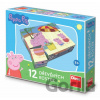 Dino kostky Peppa Pig 12 kostek Dino kostky Peppa Pig 12 kostek