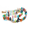 Adam Toys Drevené aktívne farebné domino, 128 ks Adam Toys Drevené aktívne farebné domino, 128 ks