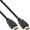Kábel HDMI M/M 0.5m, High Speed+Eth, 4K@30Hz, HDMI 1.4, pozl. konektor, čierny Kábel HDMI M/M 0.5m, High Speed+Eth, 4K@30Hz, HDMI 1.4, pozl. konektor, čierny