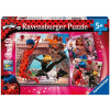 RAVENSBURGER Kouzelná Beruška a Černý Kocour 3x49 dielov RAVENSBURGER Kouzelná Beruška a Černý Kocour 3x49 dielov