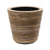Kvetináč DRYPOT Rattan Stripe Round Kvetináč DRYPOT Rattan Stripe Round