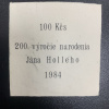 Strieborná pamätná minca 1984 Hollý 100 Kčs - BK - 0/0 v numizmatickej obalke Strieborná pamätná minca 1984 Hollý 100 Kčs - BK - 0/0 v numizmatickej obalke