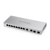 Zyxel XGS1210-12 V2, 12-port gigabitový webmanaged přepínač s 8 porty 1G + 2-port 2,5g + 2-port SFP + Zyxel XGS1210-12 V2, 12-port gigabitový webmanaged přepínač s 8 porty 1G + 2-port 2,5g + 2-port SFP +