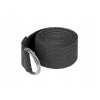 Popruh na jogu, pás na cvičenie a strečing, čierny REBEL ACTIVE Popruh na jogu, pás na cvičenie a strečing, čierny REBEL ACTIVE