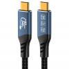 USB4™ Ver2.0 80Gbps 16K @ 60Hz 240W Thunderbolt, 1.2m USB4™ Ver2.0 80Gbps 16K @ 60Hz 240W Thunderbolt, 1.2m
