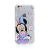 AppleMix DISNEY kryt pre Apple iPhone 6 / 6S - Minnie a bublina - bubliny - gumový - priehľadný AppleMix DISNEY kryt pre Apple iPhone 6 / 6S - Minnie a bublina - bubliny - gumový - priehľadný