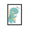 Benlemi Obraz do detskej izby DINOSAURUS modrý Zvoľte rozmer: 30x42 cm (A3) Benlemi Obraz do detskej izby DINOSAURUS modrý Zvoľte rozmer: 30x42 cm (A3)