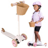 EVO nastaviteľná trojkolka pre deti s košíkom Mini Cruiser s košíkom ružová EVO nastaviteľná trojkolka pre deti s košíkom Mini Cruiser s košíkom ružová