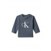 Calvin Klein Jeans tričko s dlhým rukávom detské s bavlnou LV1CKTJA49.9BY2 modrá 68 Calvin Klein Jeans tričko s dlhým rukávom detské s bavlnou LV1CKTJA49.9BY2 modrá 68