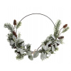 Chic Antique Zelený dekoratívny veniec jahňacie ucho a šišky - 34 cm - Chic Antique Chic Antique Zelený dekoratívny veniec jahňacie ucho a šišky - 34 cm - Chic Antique