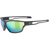 UVEX SPORTSTYLE 806 BLACK MATT/MIR.GREEN 2025 UVEX SPORTSTYLE 806 BLACK MATT/MIR.GREEN 2025