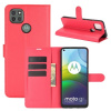 Peňaženkové kožené puzdro na Motorola Moto G9 Power - Červená Peňaženkové kožené puzdro na Motorola Moto G9 Power - Červená