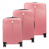 Pierre Cardin ISTANBUL pink abs 3-dielna sada kufrov 55/65/75 cm Pierre Cardin ISTANBUL pink abs 3-dielna sada kufrov 55/65/75 cm