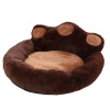Pelech pro psy ve tvaru tlapky PAW PILLOW hnědý Vyberte velikost: M Pelech pro psy ve tvaru tlapky PAW PILLOW hnědý Vyberte velikost: M