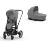 Cybex e-Priam Rose Gold, Mirage Grey elektrický kočík Cybex e-Priam Rose Gold, Mirage Grey elektrický kočík