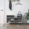 vidaXL Botník betónovo sivý 102x36x60 cm spracované drevo vidaXL Botník betónovo sivý 102x36x60 cm spracované drevo