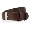 Pánský kožený opasek Paolo Peruzzi PG-03 Velikost: 130 cm, hnědá, Kování: stříbrná Pánský kožený opasek Paolo Peruzzi PG-03 Velikost: 130 cm, hnědá, Kování: stříbrná