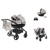JUNAMA Basic Duo + 2x Cosmo i-Size 05 light beige 2025 JUNAMA Basic Duo + 2x Cosmo i-Size 05 light beige 2025