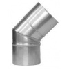 Komínové nerezové koleno 45° - ø 130mm, tl. mat. 0,5mm Komínové nerezové koleno 45° - ø 130mm, tl. mat. 0,5mm