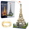 Stavebnica Eiffelova veža 40 cm plastová 3585 dielov LED Stavebnica Eiffelova veža 40 cm plastová 3585 dielov LED