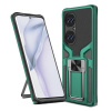 Kryt Magnetic Holder Armor na Huawei P50 Pro - Zelená Kryt Magnetic Holder Armor na Huawei P50 Pro - Zelená