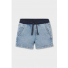 Detské rifľové krátke nohavice Mayoral 1221.3F.Baby.PPY2 modrá 104 Detské rifľové krátke nohavice Mayoral 1221.3F.Baby.PPY2 modrá 104