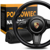 Poťah na volant Auto Gamma kožený čierny 38 cm Poťah na volant Auto Gamma kožený čierny 38 cm